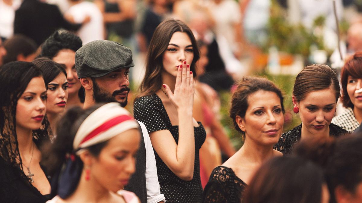 Photos from the backstage of Dolce & Gabbana spot in Cefalù