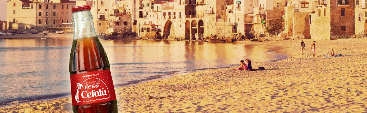 Take a trip to Cefalu with "Coca-Cola"