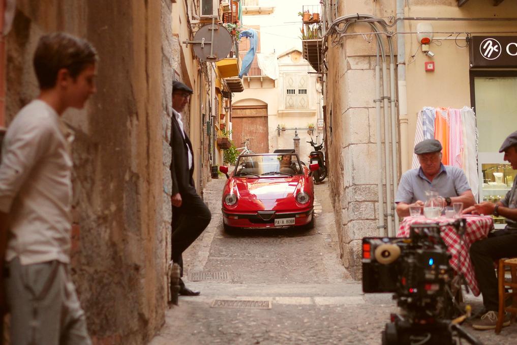 Photos from the backstage of Dolce & Gabbana spot in Cefalù
